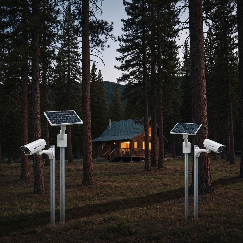 مشروع كاميرات طاقة شمسية