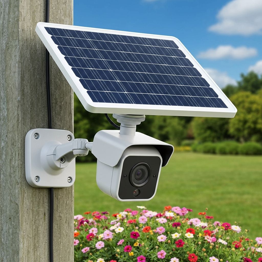 كاميرات طاقة شمسية